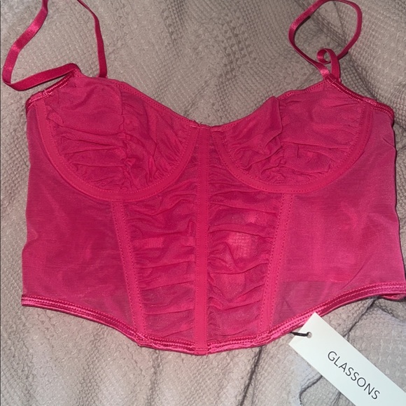 GLASSONS, Corset top, new with tags, size 8 but will for up to a ten If needed - Picture 4 of 5